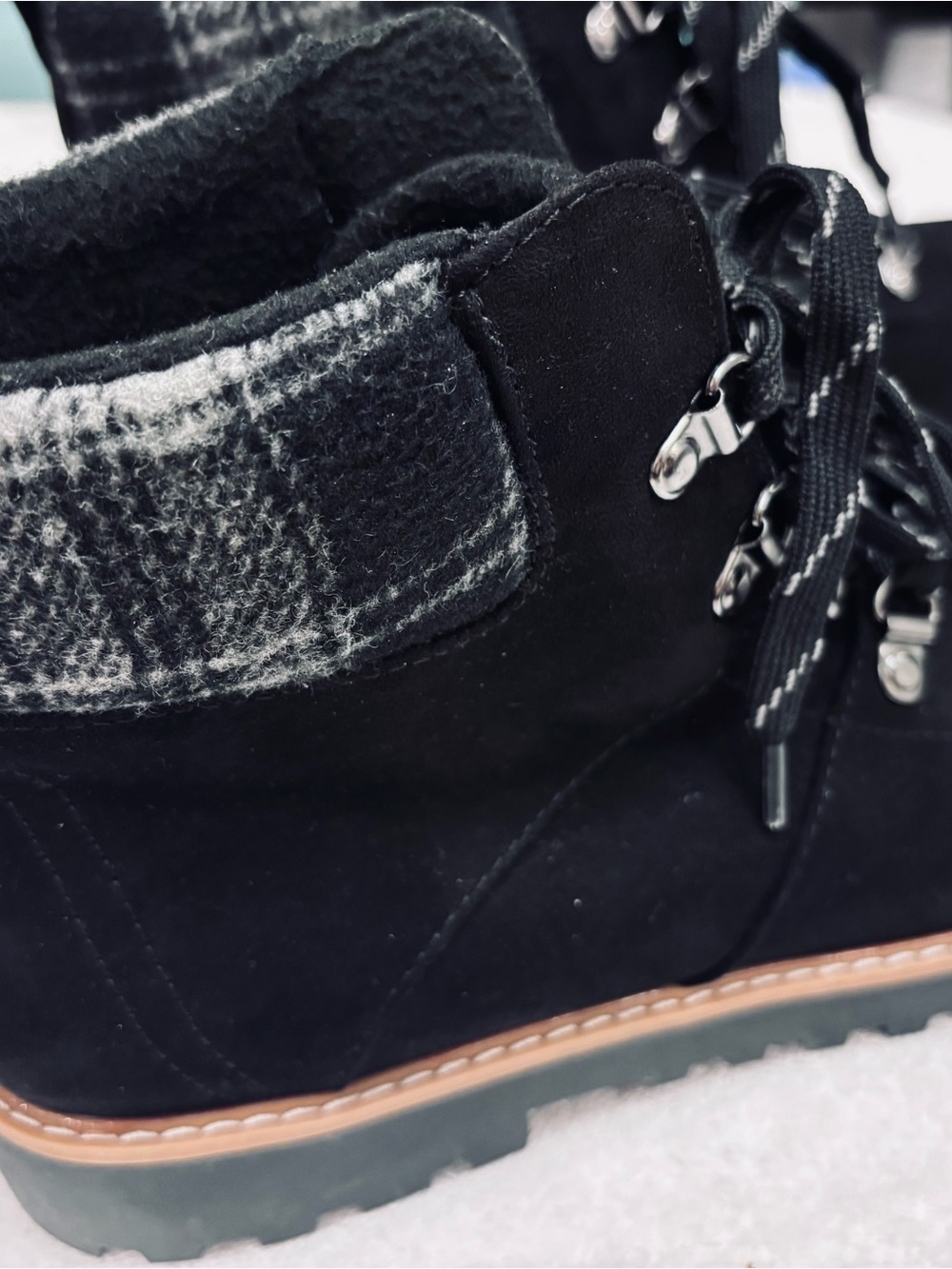 Brand New Black Ankle Boots By Sonoma - Size 9.5M - Box 17